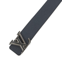 将图像加载到图库查看器中,LOUIS VUITTON Belt・LV Tilt Reverse Taurillon 40MM Size 95/38 Navy/BrownM0027 Taurillon Leather