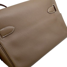 将图像加载到图库查看器中,HERMES Kelly Messenger Etoupe Evercolor Size PM