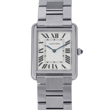 将图像加载到图库查看器中,CARTIER Tank Solo LM H34.8mm×W27.4mm Stainless Steel Silver DialW5200014