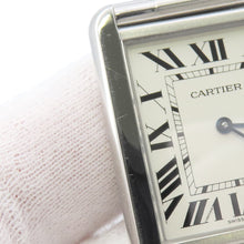 将图像加载到图库查看器中,CARTIER Tank Solo LM H34.8mm×W27.4mm Stainless Steel Silver DialW5200014