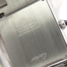 将图像加载到图库查看器中,CARTIER Tank Solo LM H34.8mm×W27.4mm Stainless Steel Silver DialW5200014