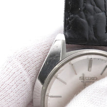 Load image into Gallery viewer, SEIKO Grand SEIKO W36mm Stainless Steel Leather Silver Dial6155-8000