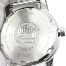 将图像加载到图库查看器中,SEIKO King SEIKO SEIKO Watch Salon Exclusive Model W38.6mm Stainless Steel Black DialSDKA007