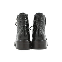 将图像加载到图库查看器中,CHANEL Matelasse Disneuf lace-up short boots BlackG36424 Leather Size 38