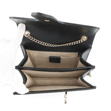 Load image into Gallery viewer, GUCCI Interlocking G ChainShoulder Bag Black510304 Leather