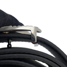 Load image into Gallery viewer, LOUIS VUITTON Belt・LV Mosaique Reversible Belt Size 85/34 Black/NavyM0163 Leather