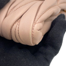 将图像加载到图库查看器中,MIUMIU Matelasse Clutch 2WAY Shoulder Bag Jasmin FlowerRP0357 Leather