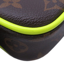 将图像加载到图库查看器中,LOUIS VUITTON Christopher wearable wallet Noir/Brown/Neon YellowM80793 Monogram Macassar Canvas