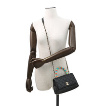 Load image into Gallery viewer, CHANEL Coco Handle 2WAYHandbag BlackAS2215 Leather Size XXS