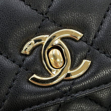Load image into Gallery viewer, CHANEL Coco Handle 2WAYHandbag BlackAS2215 Leather Size XXS