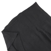 将图像加载到图库查看器中,HERMES H Pattern Rectangular Cape Poncho Size 34 Black4E2904D3 Wool 100%