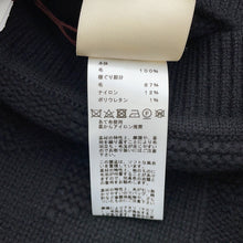 将图像加载到图库查看器中,HERMES H Pattern Rectangular Cape Poncho Size 34 Black4E2904D3 Wool 100%
