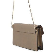 将图像加载到图库查看器中,Valextra Valextra Iside Clutch Chainshoulder Bag Greige Leather