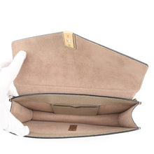 将图像加载到图库查看器中,Valextra Valextra Iside Clutch Chainshoulder Bag Greige Leather