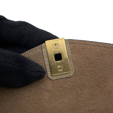 将图像加载到图库查看器中,Valextra Valextra Iside Clutch Chainshoulder Bag Greige Leather