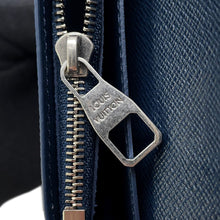 Load image into Gallery viewer, LOUIS VUITTON Portefeuille Brazza GlacierGray/Navy BlueM25966 Taiga Leather