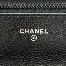 将图像加载到图库查看器中,CHANEL Matelasse Chain wallet BlackAP0250 Caviar Leather