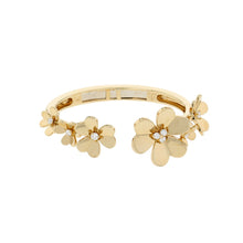 将图像加载到图库查看器中,Van Cleef & Arpels Frivole Bracelet 7 Flower Small Model Size SVCARP6L100 18K Yellow Gold