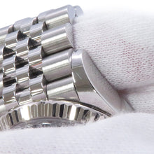 将图像加载到图库查看器中,ROLEX Datejust W36mm Stainless Steel K18WG Bright Blue Dial126234