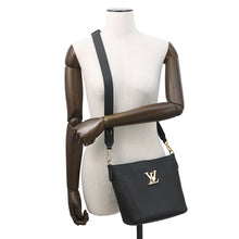 Load image into Gallery viewer, LOUIS VUITTON Padlock & Walk BlackM24006 Grained Calf Leather