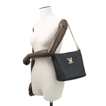 Load image into Gallery viewer, LOUIS VUITTON Padlock & Walk BlackM24006 Grained Calf Leather