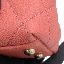 将图像加载到图库查看器中,CHANEL Coco Handle 2WAYHandbag CoralPinkAS2215 Caviar Leather Size XXS