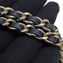 将图像加载到图库查看器中,CHANEL Matelasse Shoulder Phone Case NavyAP0249 Caviar Leather