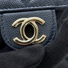 将图像加载到图库查看器中,CHANEL Matelasse Shoulder Phone Case NavyAP0249 Caviar Leather