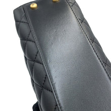 Load image into Gallery viewer, CHANEL Coco handle Dark Gray/BlackA92990 Lambskin beads Size Small