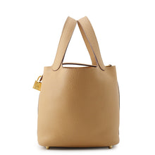 Load image into Gallery viewer, HERMES Picotin Lock Biscuit Taurillon Clemence Size PM