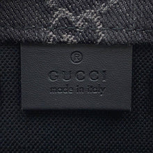 将图像加载到图库查看器中,GUCCI GGDenim 2Way Shoulder Bag Black773730 Denim Leather