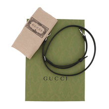 将图像加载到图库查看器中,GUCCI GGDenim 2Way Shoulder Bag Black773730 Denim Leather