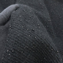 Load image into Gallery viewer, CHANEL Stole large format Black Cashmere 50% Wool 35% Silk 15%