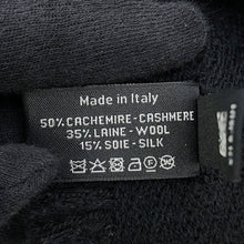 Load image into Gallery viewer, CHANEL Stole large format Black Cashmere 50% Wool 35% Silk 15%