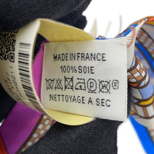将图像加载到图库查看器中,HERMES Scarf Twilly Bridle and Bag Charm Cyclamen/Bluevif/WhiteH062849S Silk100%
