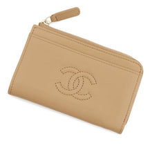 Load image into Gallery viewer, CHANEL Fragment Card Case BeigeAP4661 Caviar Leather