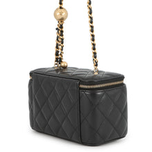将图像加载到图库查看器中,CHANEL Vanity Matelasse Chainshoulder Bag BlackAP2303 Lambskin