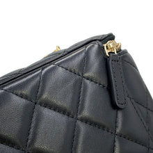 将图像加载到图库查看器中,CHANEL Vanity Matelasse Chainshoulder Bag BlackAP2303 Lambskin