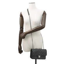 将图像加载到图库查看器中,CHANEL Matelasse Chain Shoulder Bag, 4-pocket accordion style Black Lambskin