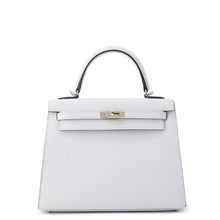 将图像加载到图库查看器中,HERMES Kelly Sellier Gri Platinum Epsom Size 25