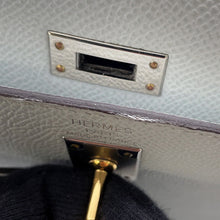将图像加载到图库查看器中,HERMES Kelly Sellier Gri Platinum Epsom Size 25