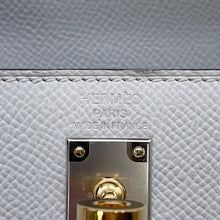 将图像加载到图库查看器中,HERMES Kelly Sellier Gri Platinum Epsom Size 25
