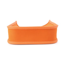 将图像加载到图库查看器中,HERMES Neo Evelyne Feu/Jaune d'or Toile Officier Swift Leather Size 16/TPM