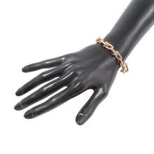 将图像加载到图库查看器中,TIFFANY&Co. Hardware Medium Link Bracelet Size Double Extra Large 18K Pink Gold