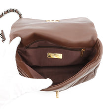 将图像加载到图库查看器中,CHANEL 19 ChainShoulder Bag BrownAS1160 Lambskin