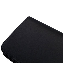 Load image into Gallery viewer, CHANEL Ribbon Motif Clutch Black Satin Rhinestone