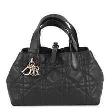 Load image into Gallery viewer, Dior TouJules Macrocannage Handbag BlackM2822OSNW_M900 Calf Leather Size Small