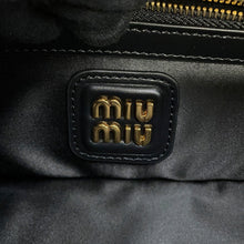 Load image into Gallery viewer, MIUMIU Arkady 2WAYBag Black5BB142 Leather Size regular