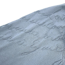 Load image into Gallery viewer, Berluti Diagonal Scritto Sweater Size L TitaniumBlueR27KRL228 Silk55% Cotton45%