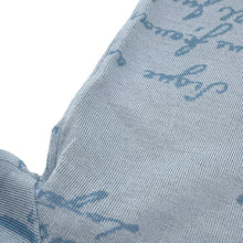 Load image into Gallery viewer, Berluti Scritto crew neck sweater Size L Pearl blueR26KRL198-001 Wool 99% Nylon1%